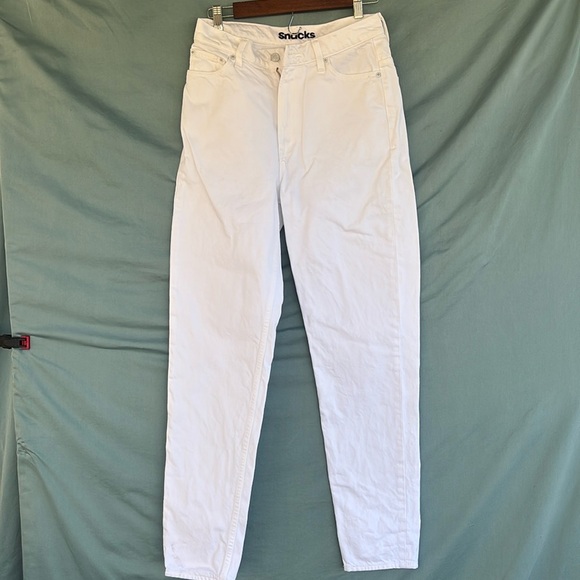 NWOT Mother Snacks High Waisted Twizzy Skimp Jeans Size 28 - Picture 1 of 8